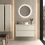 Mueble de baño sobre encimera Carmen 2 cajones suspendido estructura vista laminados de Avila Dos